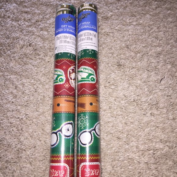 unknown Holiday A Christmas Story Gift Wrapping Paper 4 Sq Ft